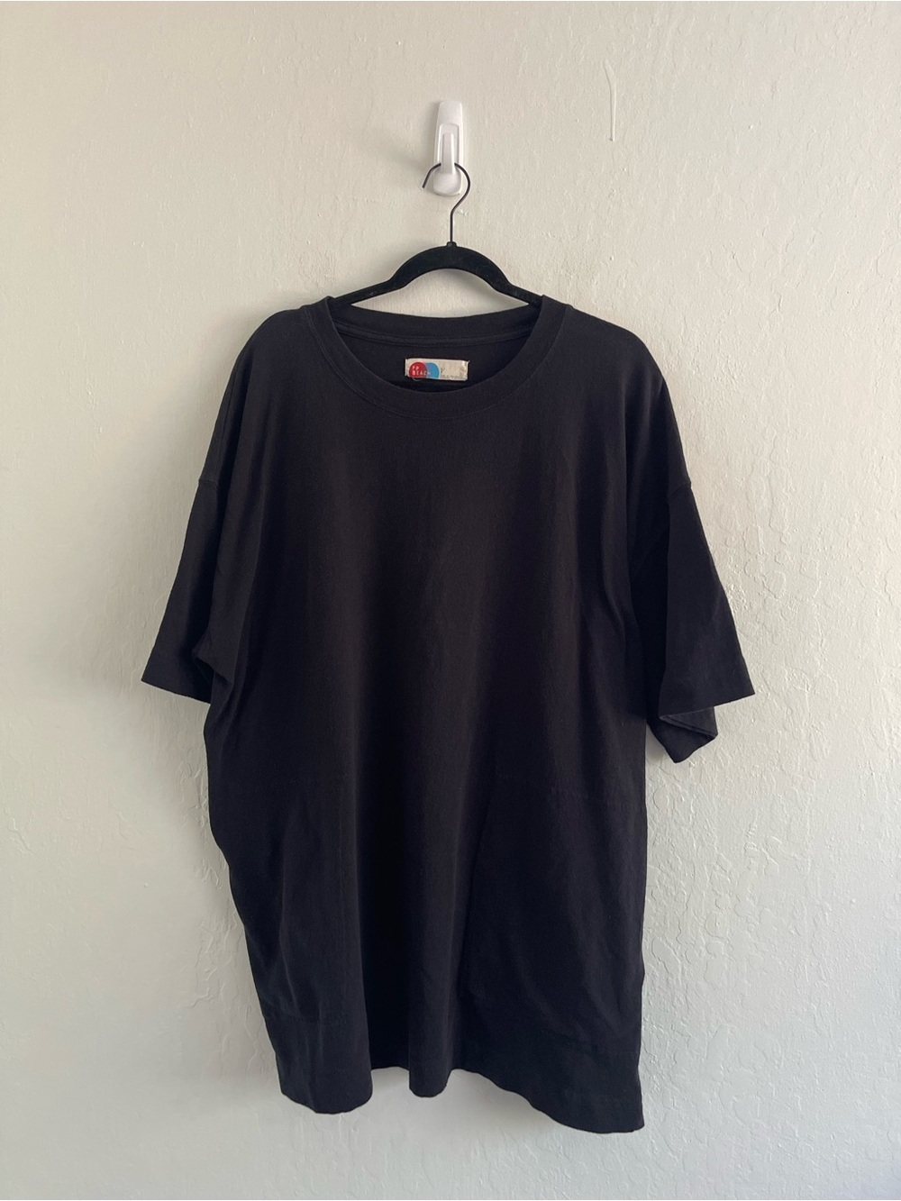 Free People Beach Essential Extreme Tee Mini Dress Cotton Oversized Womens Small - Picture 2 of 8